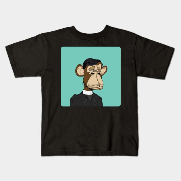 Jose Rizal Bored Monkey Kids T-Shirt by leynard99